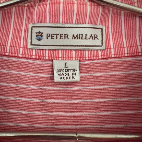 Peter Millar cotton shirt L - Picture 2 of 8